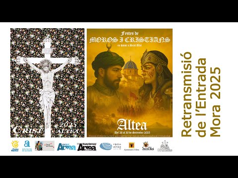 RETRANSMISSIÓ ENTRADA MORA FESTES MOROS I CRISTIANS ALTEA 2025
