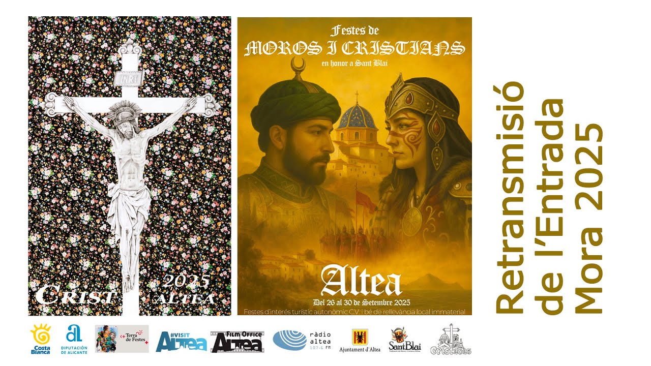 RETRANSMISSIÓ ENTRADA MORA FESTES MOROS I CRISTIANS ALTEA 2025