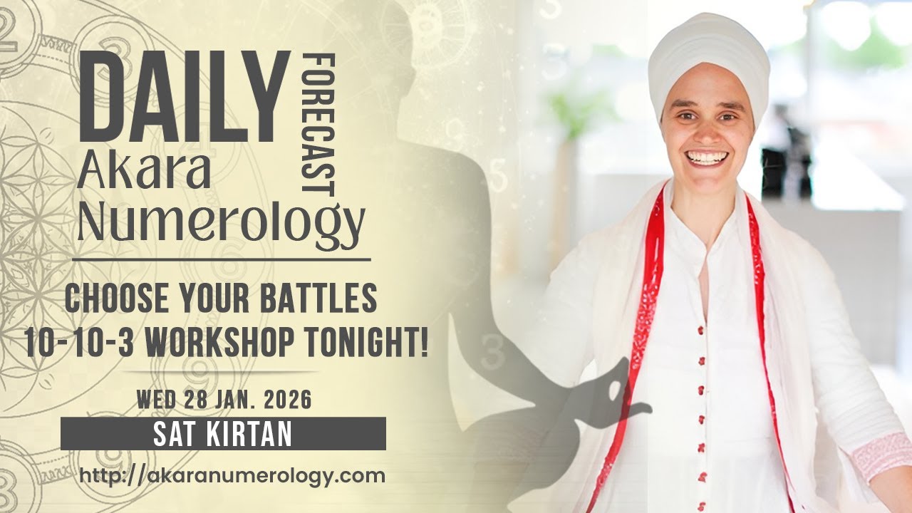 January 28, 2026 Energy Forecast | Choose Your Battles Wisely | Navel Power Day | Workshop Tonight!