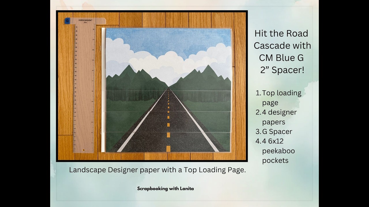 Hit the Road! Landscape Cascade with 2” Spacer