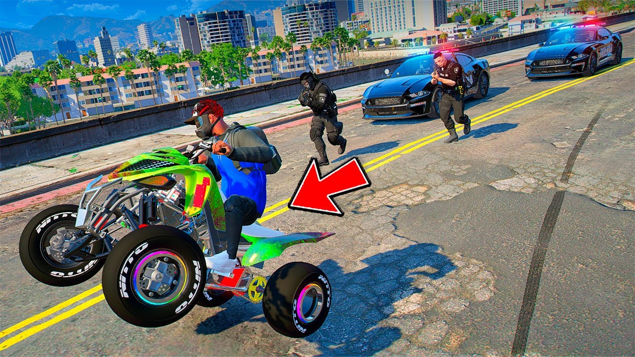 Saqueando por 74 Horas Con Cuatrimoto gta 5 roleplay