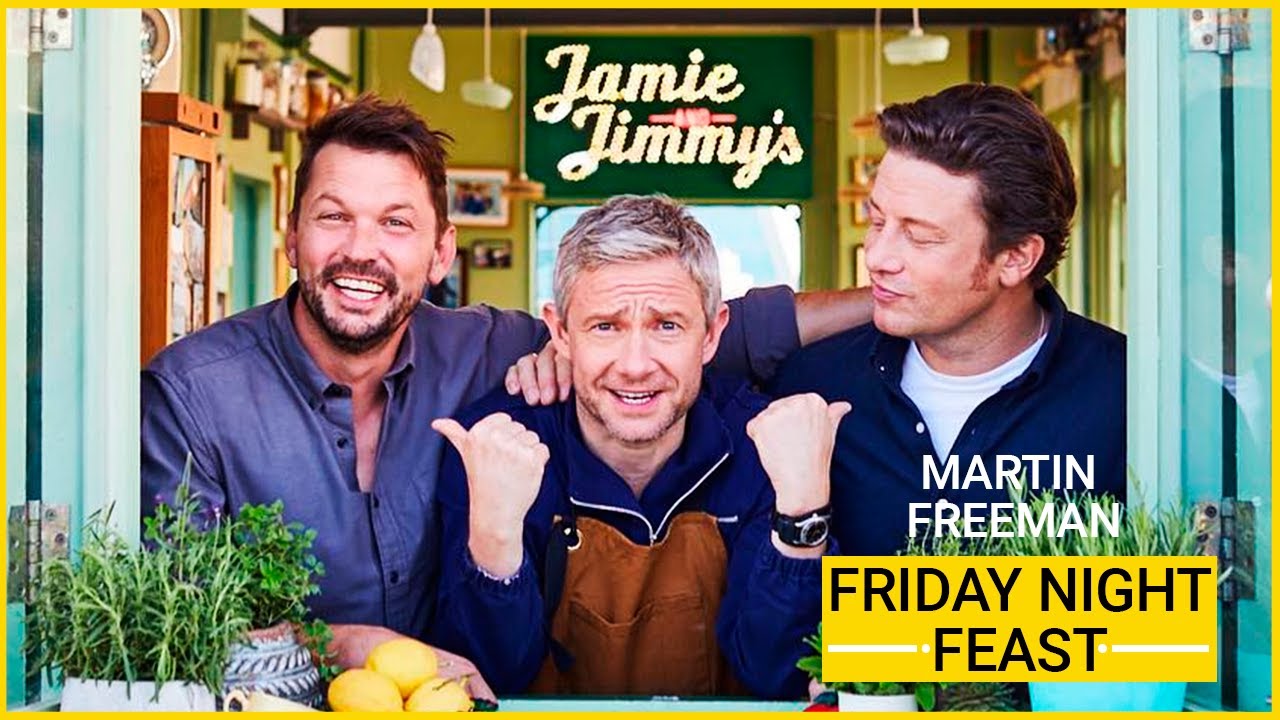 MARTIN FREEMAN on Jamie and Jimmy's Friday Night Feast Part 1🍽