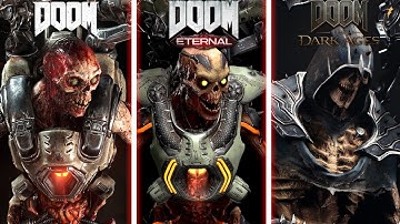 Doom: The Dark Ages vs Doom Eternal vs Doom 2016 - Monsters  Comparison - 4k 60FPS