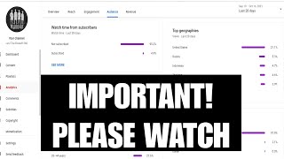 IMPORTANT: Subscription Analytics