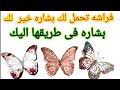 فراشه تحمل لك بشاره خير الليله بشاره خير وسعاده لك أفتحها الان 