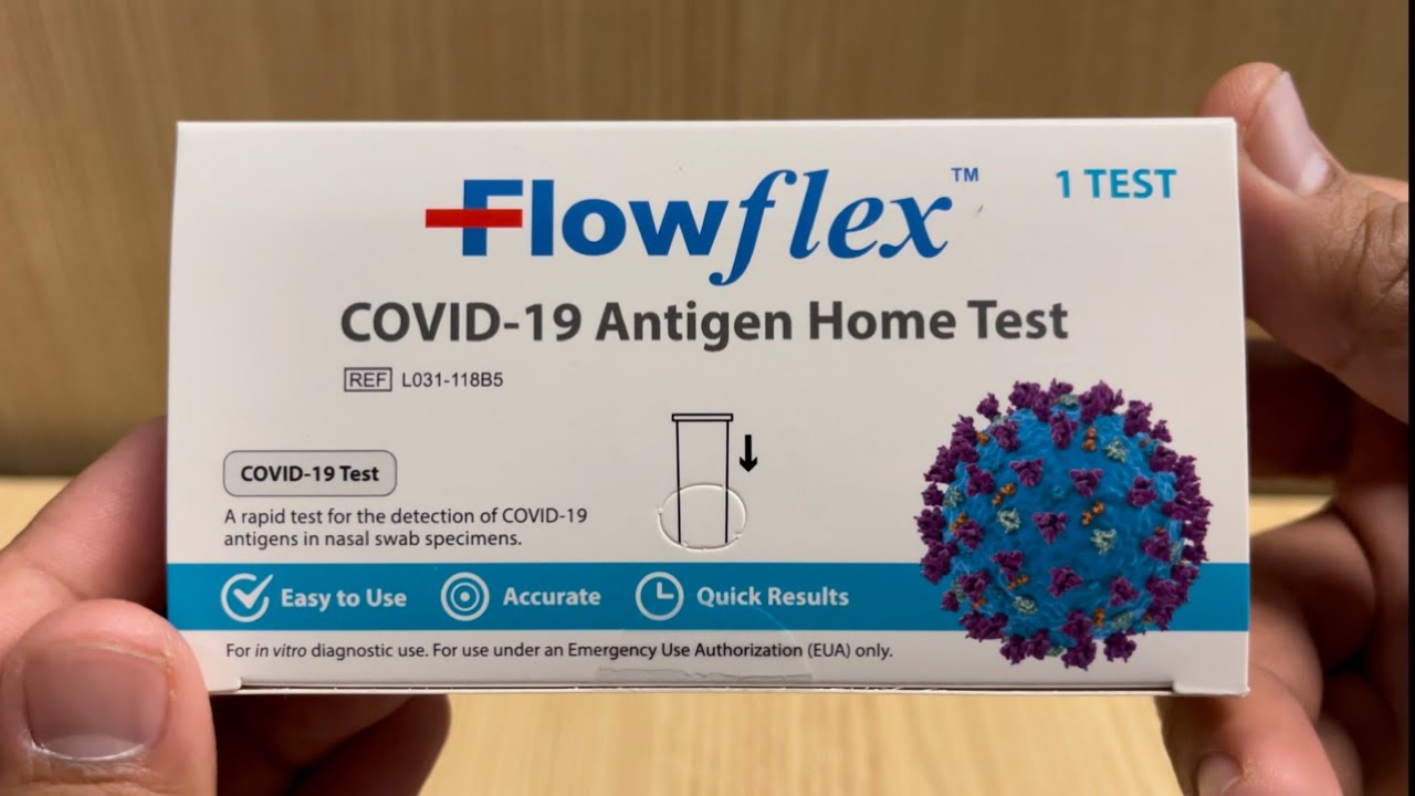 Flowflex COVID 19 Antigen Home Test YouTube