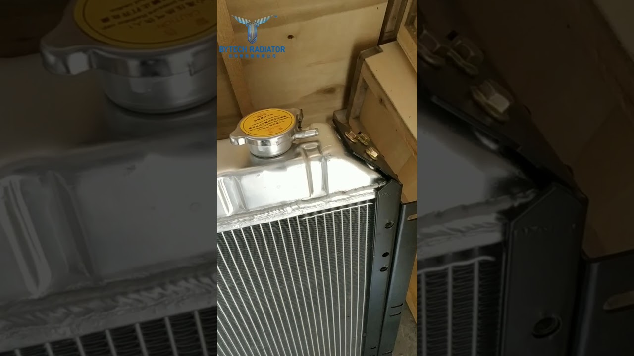 Hitachi Excavator Radiator - YouTube