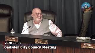 Gadsden City Council Meeting 2020-10-06