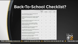 CDC Issues Back To School Checklist