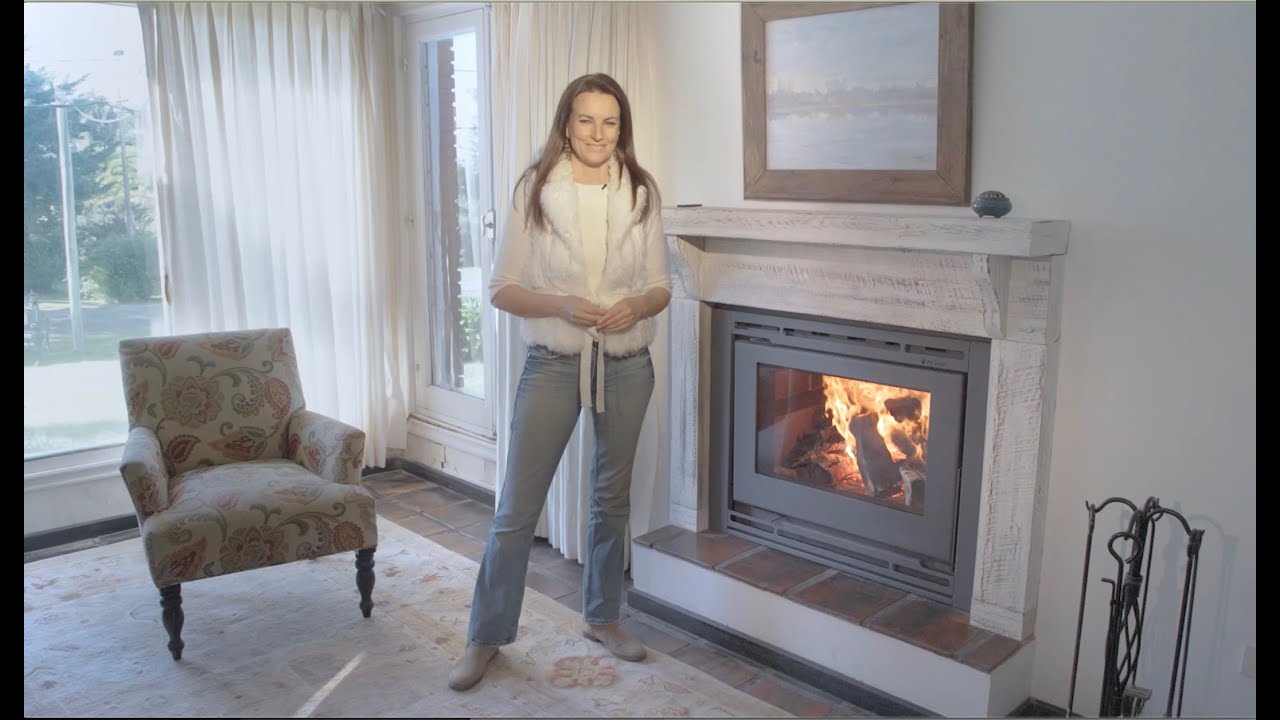 Antes y Después - De estufa de leña abierta a insertable de alto rendimiento y doble combustión