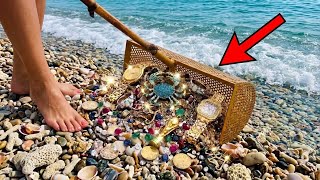 21 Days Underwater Beach Treasures: Finding Rare Blue Crab & Luxury Watches! 🦀⌚⁠