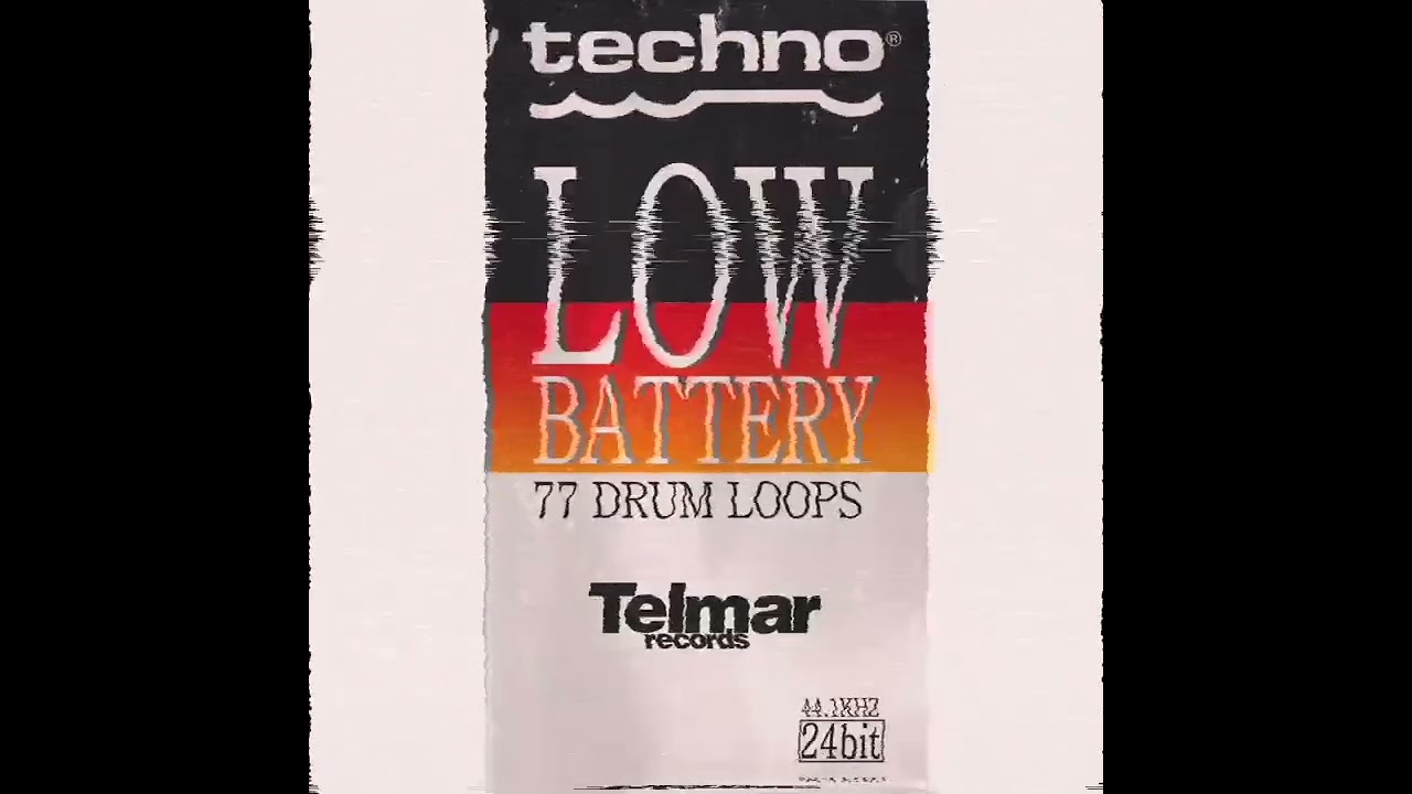 Low Battery Sample Pack Techno Lo-Fi Groove Loops