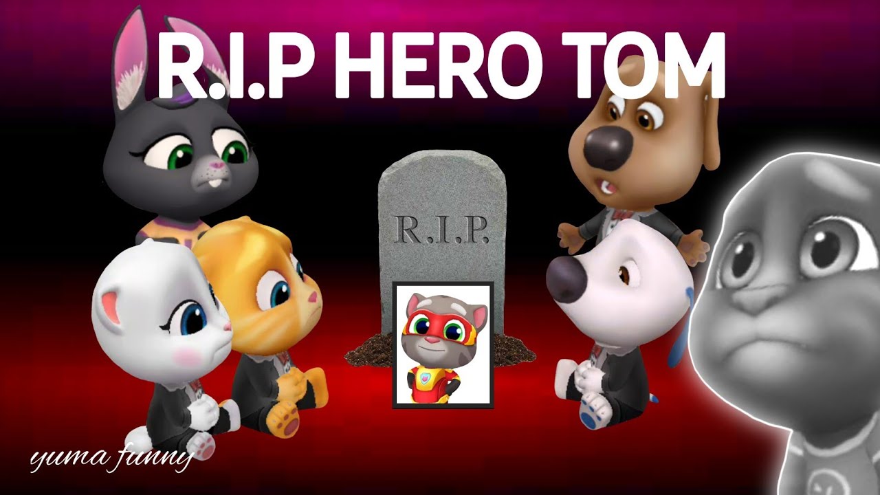 My Talking Tom Friends - R.I.P HERO TOM - GOODBYE HERO TOM - Talking Tom Hero Dash 140226 #1