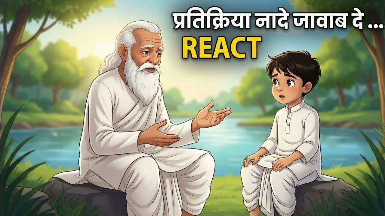 प्रतिक्रिया नादे जवाब दे | respond don't react | life lesson story | MD.Stories