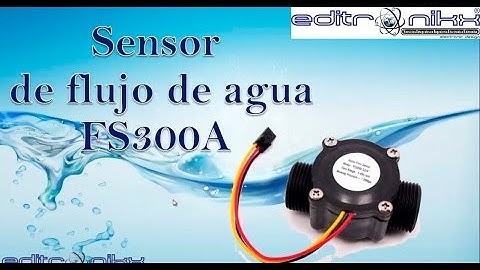 medidor de caudal fs300a con arduino