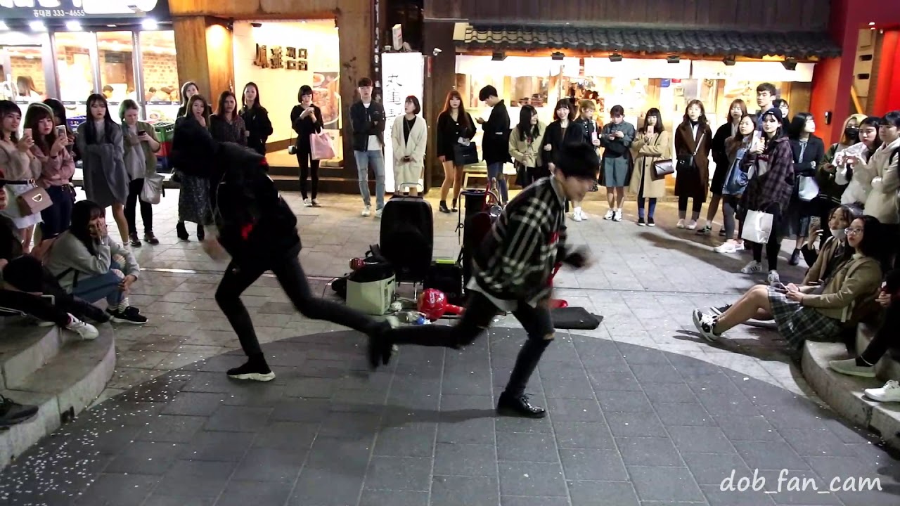 180314 디오비 DOB 홍대공연 / 방탄소년단 (BTS) - MIC drop _ 박진 & 김효진