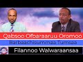 Qabsoo Ofbaraaruu Oromoo Fi Barbaachisummaa Tumsa Sabootaa Filannoo Walwaraansaa 
