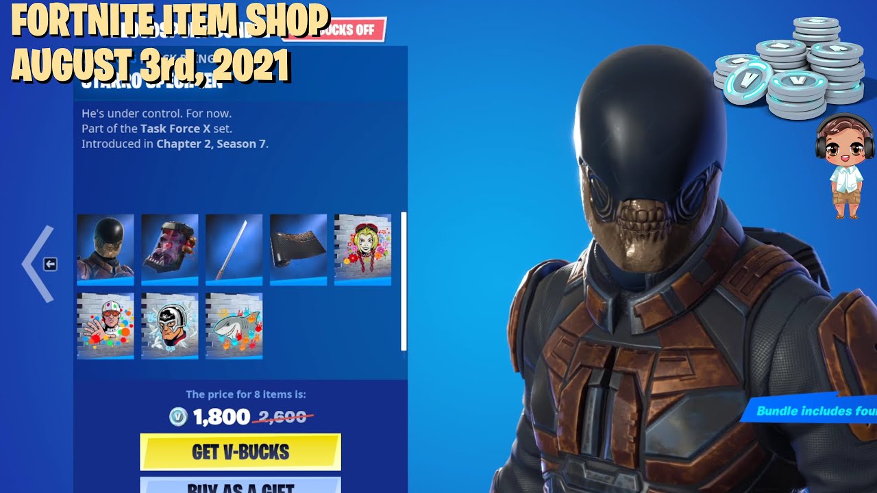 Fortnite Item Shop August 3rd, 2021 Bloodsport, Ark, Batso, Mecha