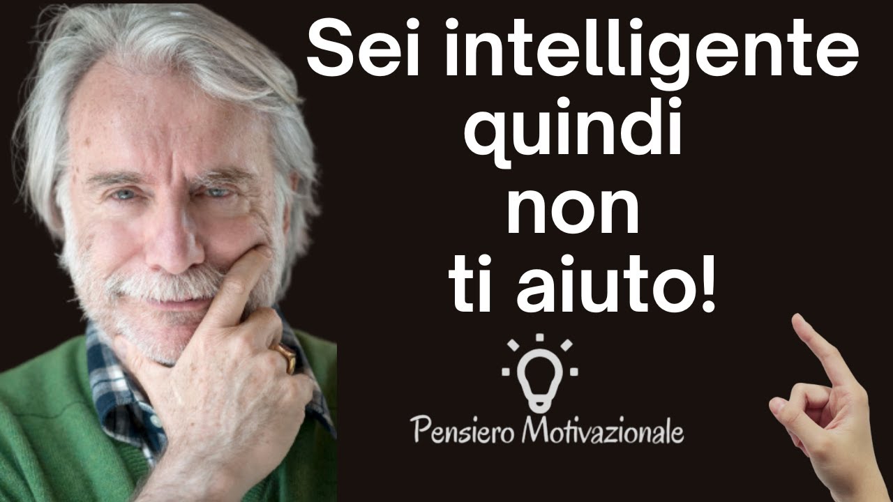 Sei intelligente quindi non ti aiuto! Discorso di Paolo Crepet
