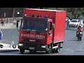 [RARE] veicolo logistico Vigilli del Fuoco Roma in sirena/ Logistics vehicle responding in Rome!