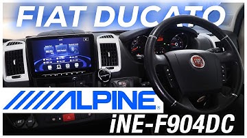 Fiat Ducato Alpine iNE-F904DC installatie – Premium navigatie- en multimediasysteem