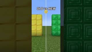 old vs new minecraft🤧 #minecraft #minecraftlivehind #minecraftlive #gaming #viral #shorts
