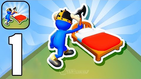 Stickman BedWars - Gameplay Walkthrough Part 1 Upgrade character (Android,iOS)