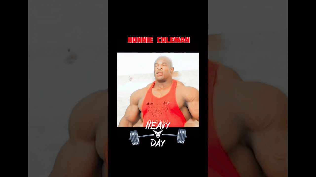 Heavy Ronnie Coleman Day #ronniecoleman #bodybuilding #gymshort