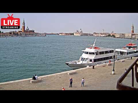 🔴 Venice Live Cam - San Marco Basin in Live Streaming - Webcam en direct ベネチア ライブ