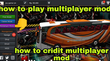 🎊how to play multiplayer mod and how to cridit multiplayer mod full review Kannada #joygamer 🖕🥳