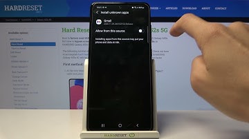 How to Allow Unknown Sources on SAMSUNG Galaxy A52s - Download Apps From Unknown Sources