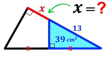Can you find X? | (Right Triangles) | #math #maths | #geometry