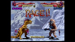 Midway Arcade Treasures 2 - Primal Rage Gameplay (PS2) [PCSX2] [4K]