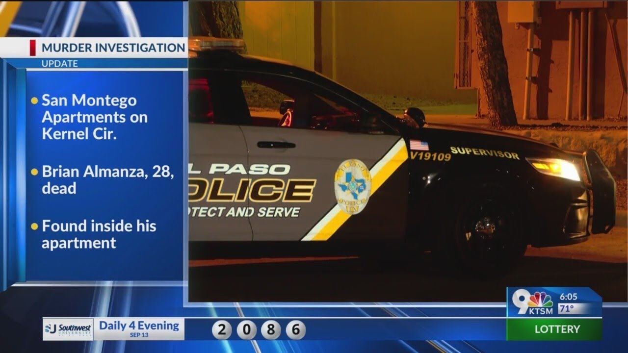 El Paso Police ID man found dead at apartment complex - YouTube