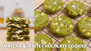 Best! MATCHA & WHITE CHOCOLATE COOKIES! screenshot 4