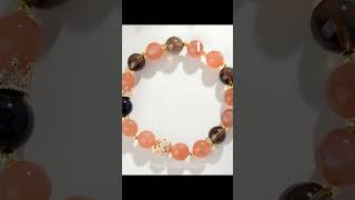 Leo’s romance starts with this bracelet. #Leo #LeoSeason #ZodiacEnergy #CrystalBracelet