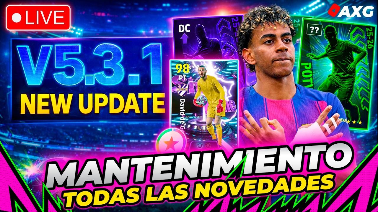 🚨 FIN MANTENIMIENTO eFootball v5.3.1 ✅ Epic Alexandre Pato ✅ POTW 5 Mar '26 ✅ LIVE eFootball 🔴 AXG