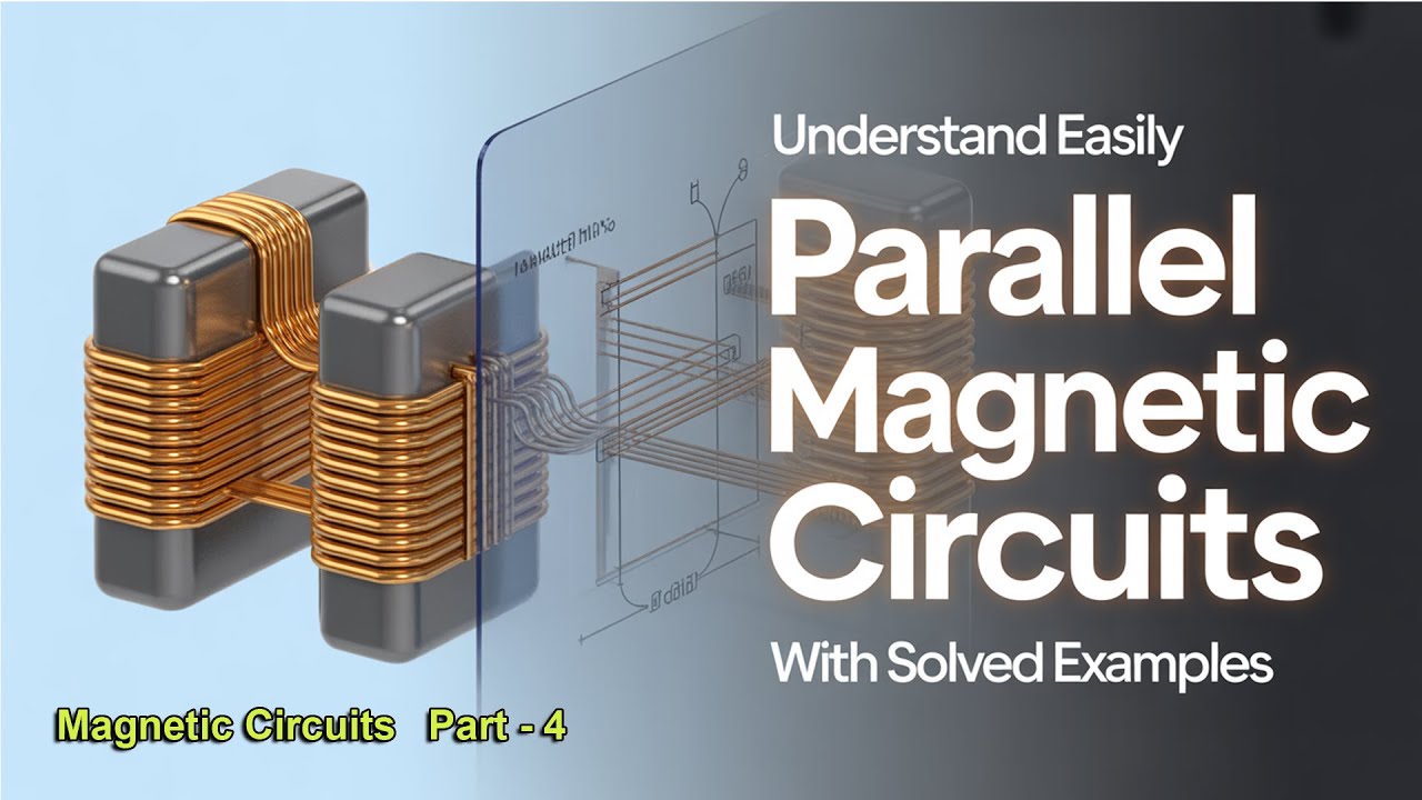 Parallel Magnetic Circuits with Solved Examples