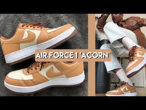 AIR FORCE 1 LOW 'ACORN' - Unboxing, On Feet, & Styling