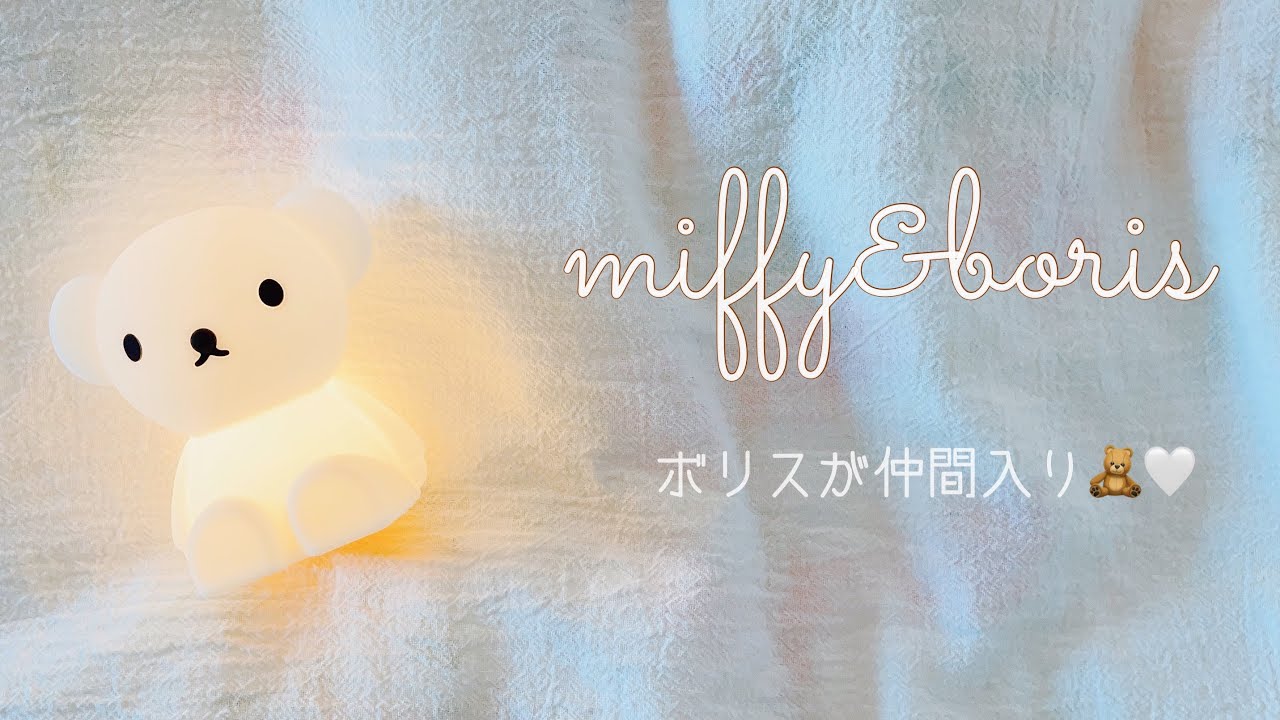 【ミッフィー】ずっと欲しかったミッフィーグッズ買ったよ！ボリスもお迎え♡【購入品】