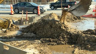 Washington Street in Brainerd Gets New Piping After Old Water Main Gives Out