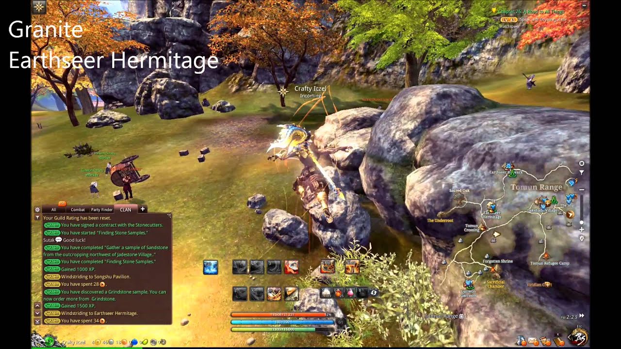 Blade and Soul - Gathering - Stonecutters Locations