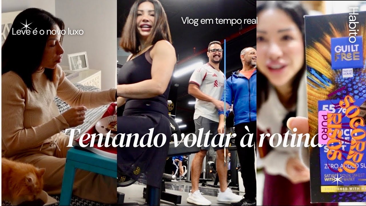 Tentando voltar à rotina ☕ | café saudável, treino e um papo sincero sobre autocontrole