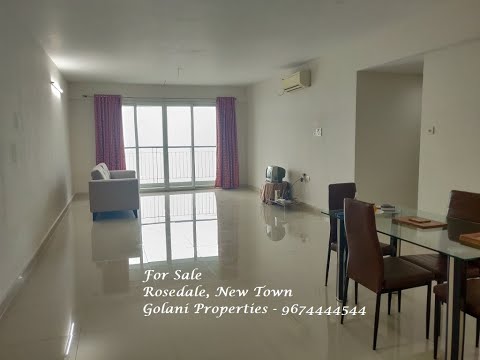 3 Bhk Rosedale Garden Apartment For Sale New Town Kolkata Youtube