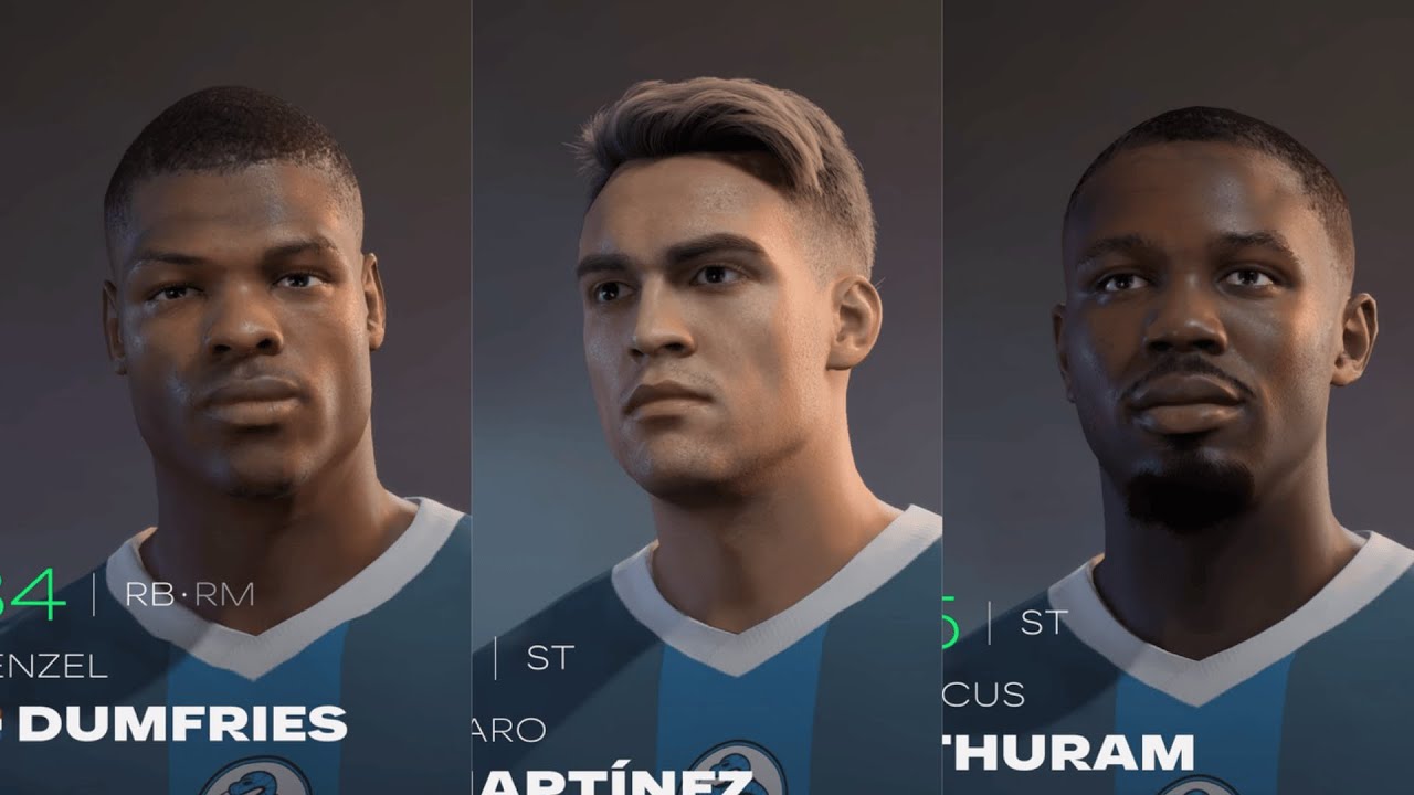 FC 26: INTER PLAYER FACES AND RATINGS