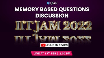 2022 IIT JAM Chemistry Memory Based Question Discussion