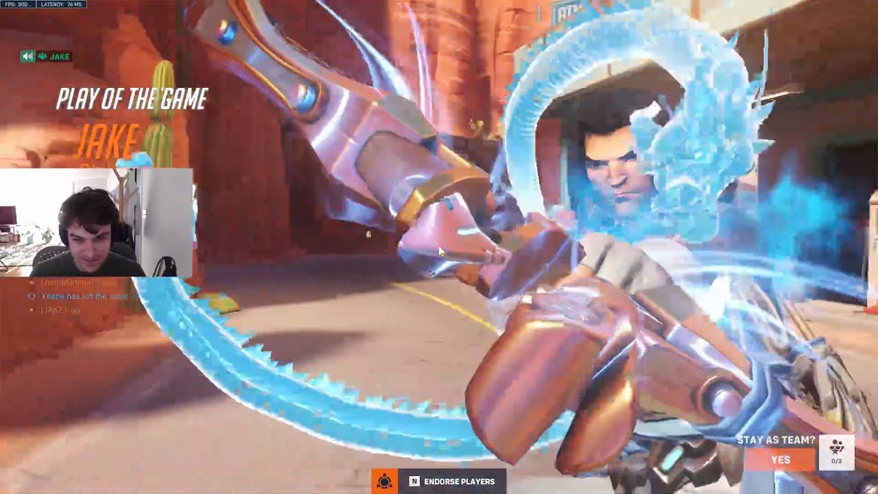 POTG! JAKE INSANE NANO HANZO GAMEPLAY OVERWACTH 2 SEASON 5 TOP 500