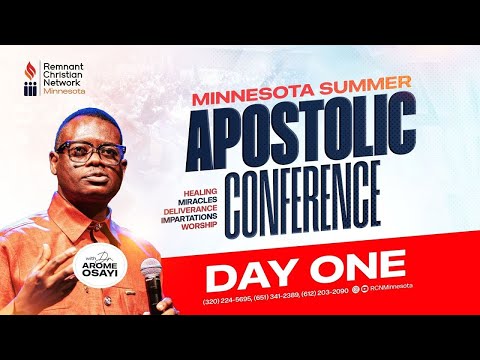 MINNESOTA SUMMER APOSTOLIC INVASION|| CONFERENCE ||DR AROME OSAYI|| RCN MINNESOTA ||18TH JULY 2025