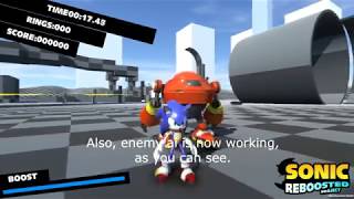 ReBoosted Project, Progress Report 3 (Small update.) [3D Sonic Fangame]