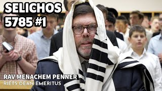 First Selichos With Rav Menachem Penner